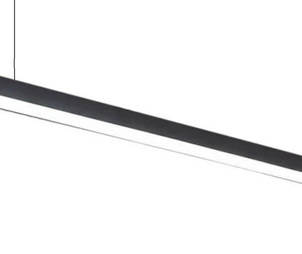 Lampa liniara suspendata led 55W neagra
